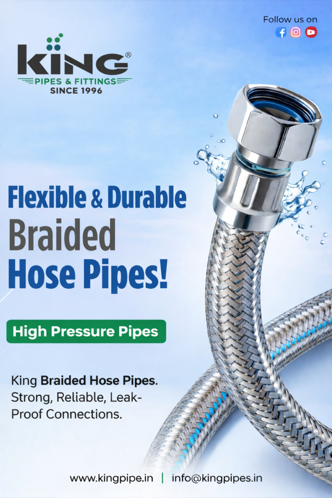 Read more about the article Braided Hose Pipes for Fluid Transfer: Key Performance Parameters